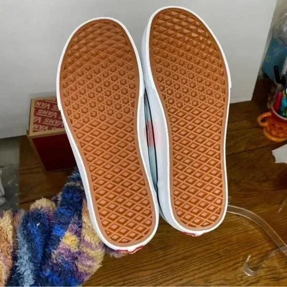 New Vans Ward Light Blue Shoes 9.5 New with box - Picture 5 of 7